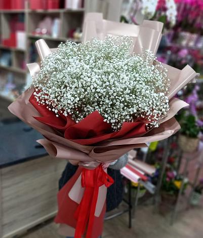 Букет цветов из: Гипсофила в Орехово-Зуево