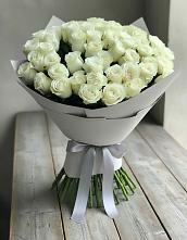 Букет 35 Белых роз в Орехово-Зуево