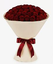 Букет 101 Бордовая роза Блэк Бакарра в Орехово-Зуево