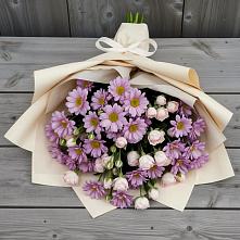 Букет цветов из:  Розы и Хризантемы #REPLACE_PRED# Орехово-Зуево