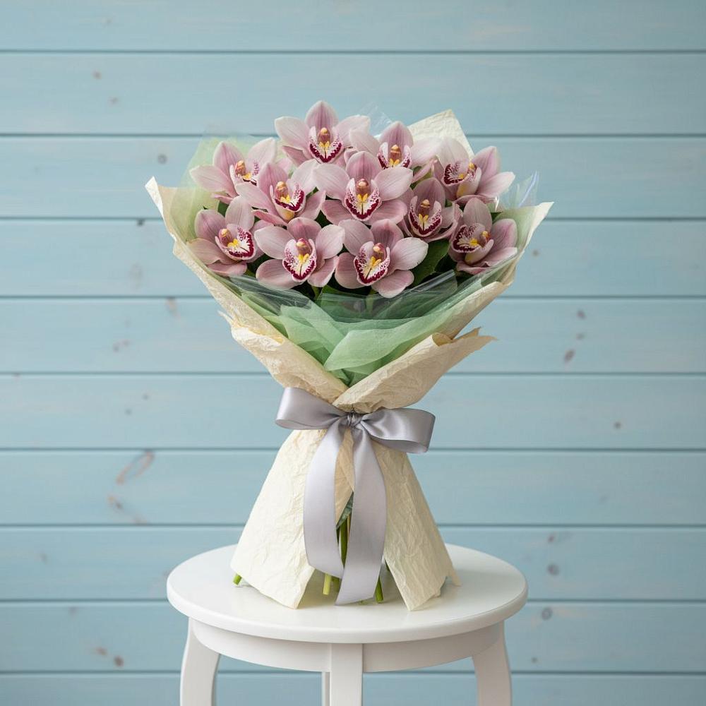 Букет цветов из: Орхидеи и Розы в Орехово-Зуево