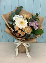 Букет цветов из:  Герберы и Хризантемы в Орехово-Зуево