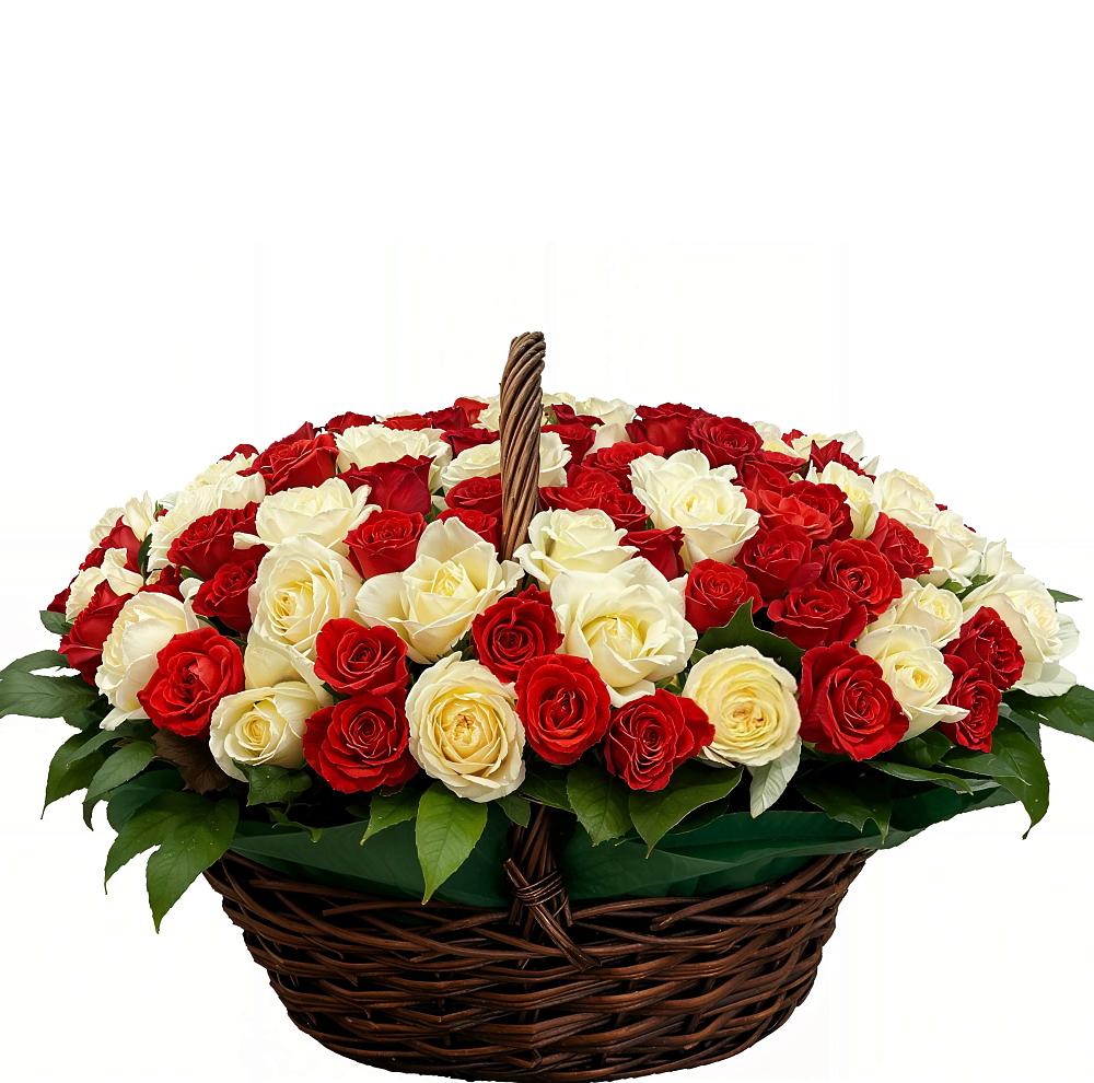 Премиум букет из: Розы в Орехово-Зуево