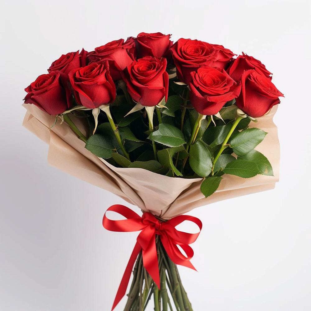 Букет 11 Красных роз Эдлесс Лав в Орехово-Зуево
