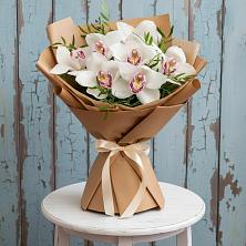 Букет цветов из:  Орхидеи и Розы в Орехово-Зуево