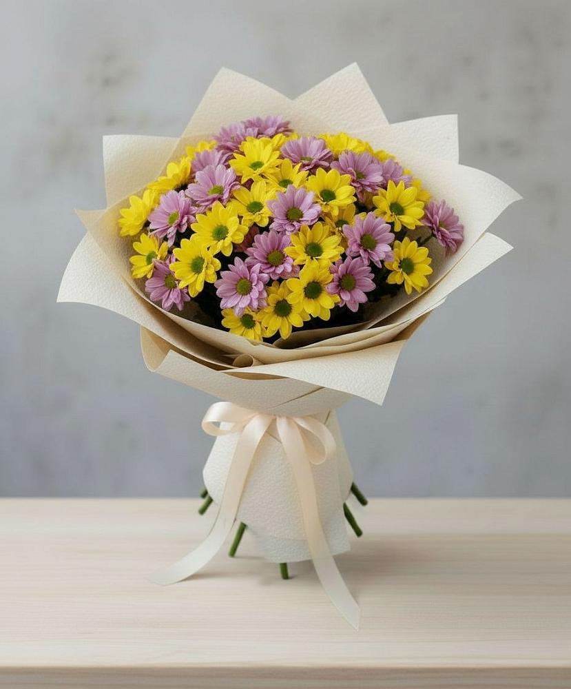 Букет цветов из: Хризантемы в Орехово-Зуево